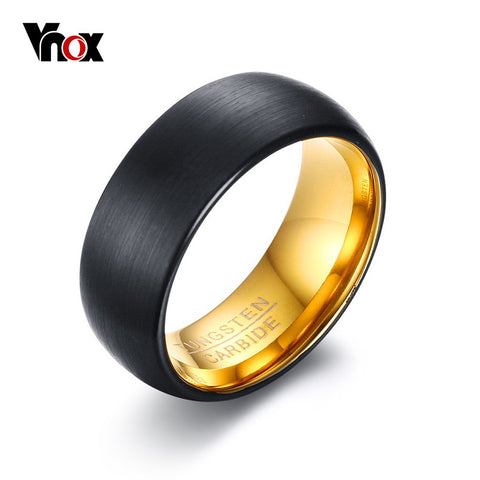 Black Tungsten Rings for Men