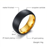 Black Tungsten Rings for Men
