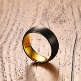 Black Tungsten Rings for Men