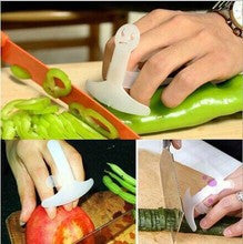 1pcs Hand Guard Finger Protector Safe Slice Tool Plastic Hand Protector Guard Kitchen Cooking Tools Free Shipping