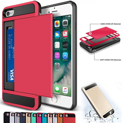 Card pocket ShockProof iPhone Cover